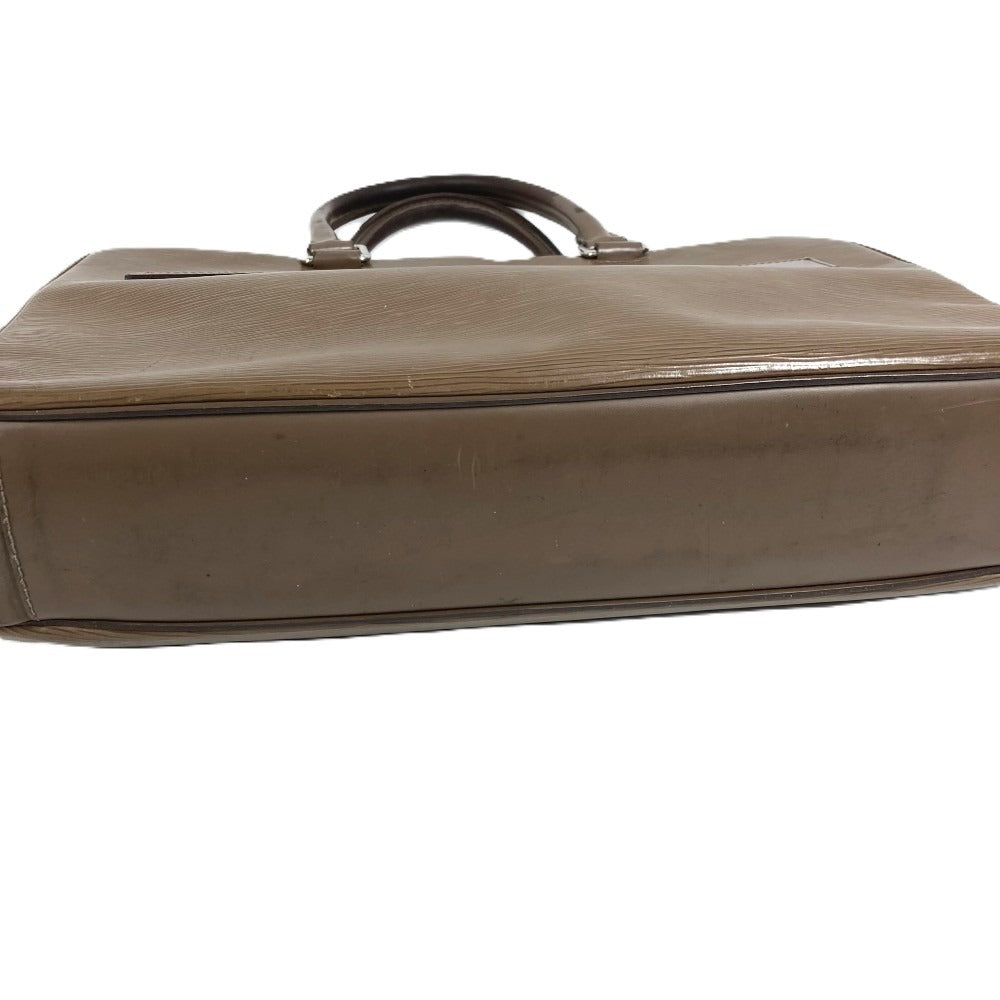 LOUIS VUITTON Epi PortoDocument Business PDB Hand Bag Document Bag Briefcase Business bag Epi Leather BrownBeigeBased Used