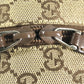 GUCCI 03136 GG logo all-over pattern bag shawl Shoulder Bag GGCanvas/Leather Beige Used