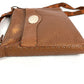 FENDI Selleria logo Crossbody Pochette bag Shoulder Bag Leather Brown Used