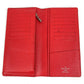 LOUIS VUITTON M67719 Epi Supreme collaboration Portefeuilles Brazza long wallet bifold Long Wallet Epi Leather Red Used