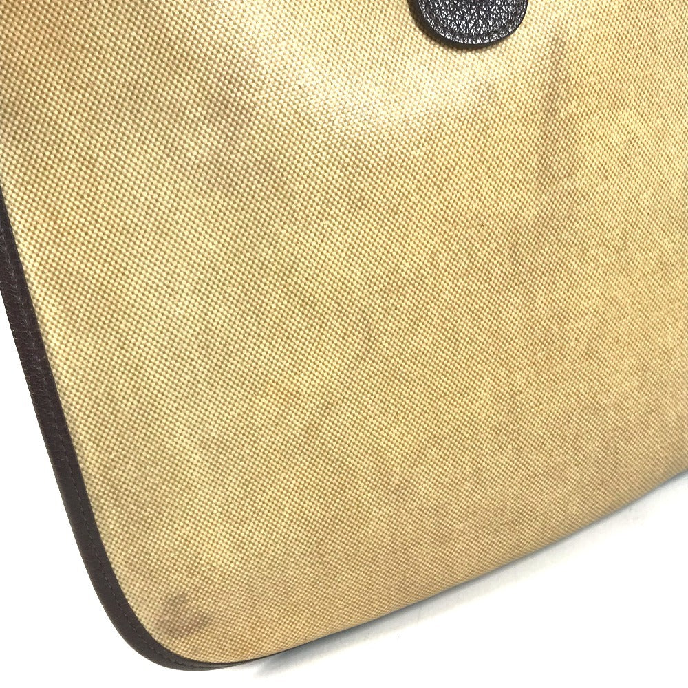HERMES Evelyne 1 GM EvelyneGM Bag Crossbody Shoulder Bag Leather / Coated Canvas Beige/Brown Used