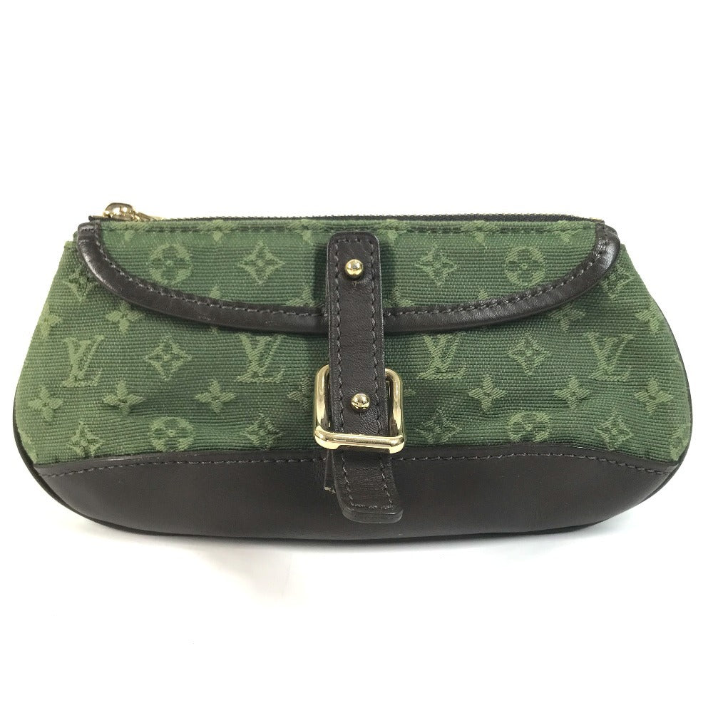 LOUIS VUITTON M92698 Monogram mini Ansophie Multi-Pouch Coin Compartment coin purse Wallet Pouch Monogram Mini Canvas khaki Used