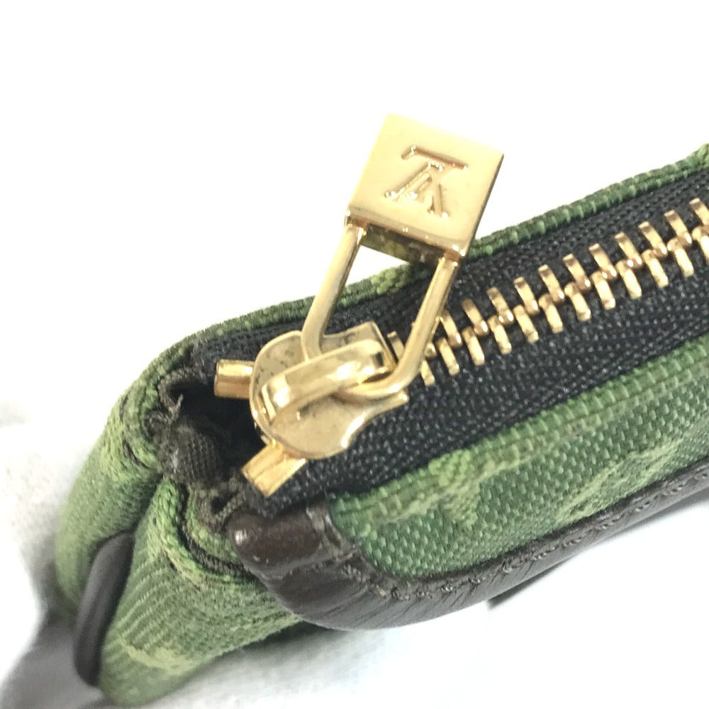 LOUIS VUITTON M92698 Monogram mini Ansophie Multi-Pouch Coin Compartment coin purse Wallet Pouch Monogram Mini Canvas khaki Used
