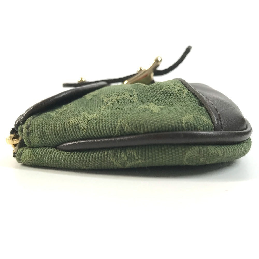LOUIS VUITTON M92698 Monogram mini Ansophie Multi-Pouch Coin Compartment coin purse Wallet Pouch Monogram Mini Canvas khaki Used