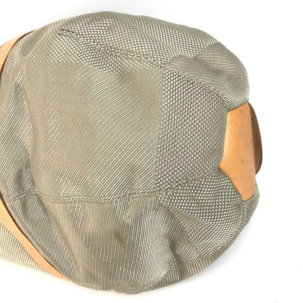 LOUIS VUITTON M93065 Damier Geant Akatan Shoulder Bag Duffle Bag Damier GeantCanvas serve Khaki Based Used