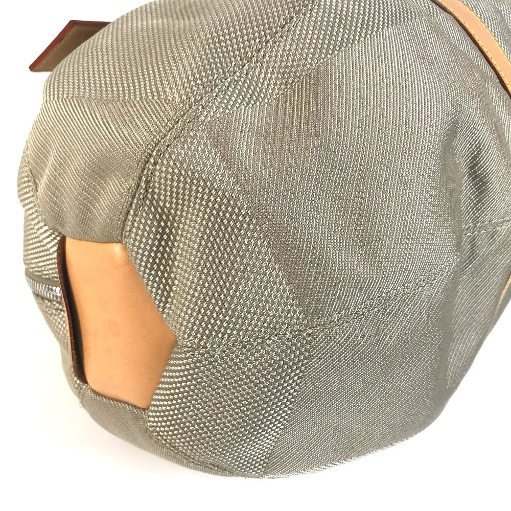 LOUIS VUITTON M93065 Damier Geant Akatan Shoulder Bag Duffle Bag Damier GeantCanvas serve Khaki Based Used
