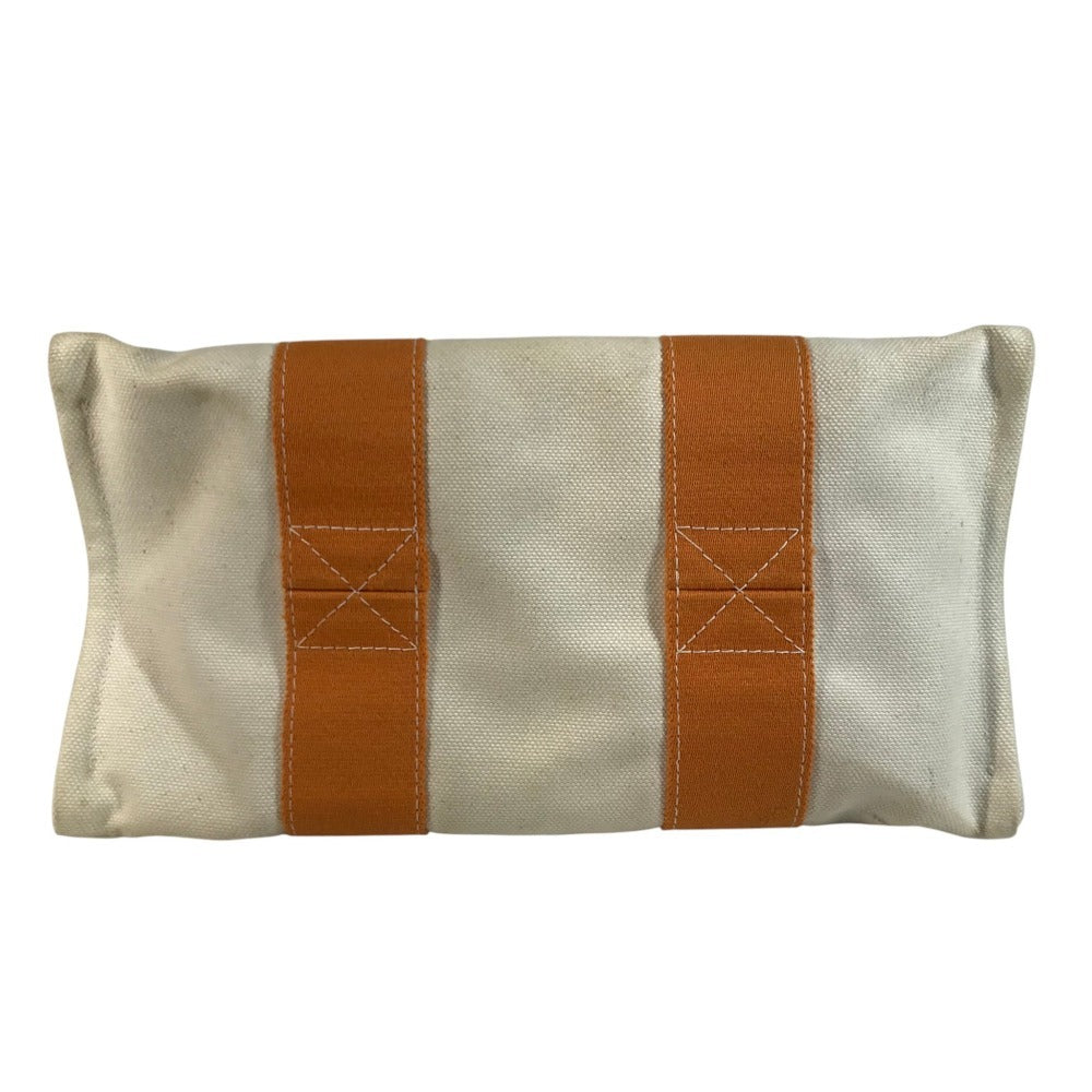 HERMES Bora Bora PM Bora Bora PM Bag Tote Bag Hand Bag cotton Orange/IvoryBased Used
