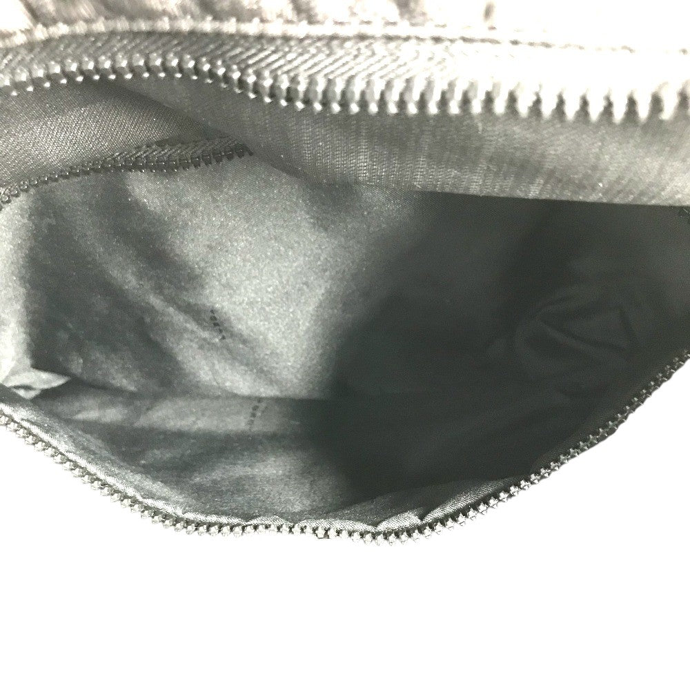 FENDI FF Logo Zucca Bag 2WAY Duffle Bag Nylon Black Used