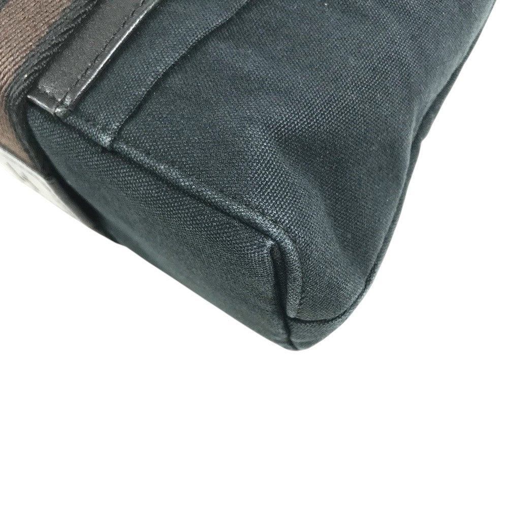 HERMES Trocahorizondal PM Tote Bag shoulder bag Tote Bag Canvas Navy Used