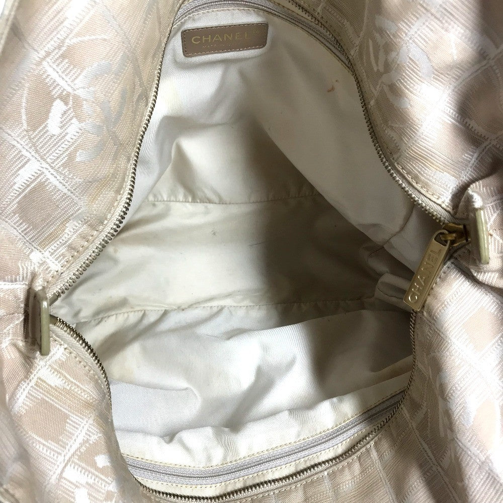 CHANEL A15825 New travel line GM New Travel Line GM Tote bag, shoulder bag, canvas Tote Bag Nylon / Leather Beige Used