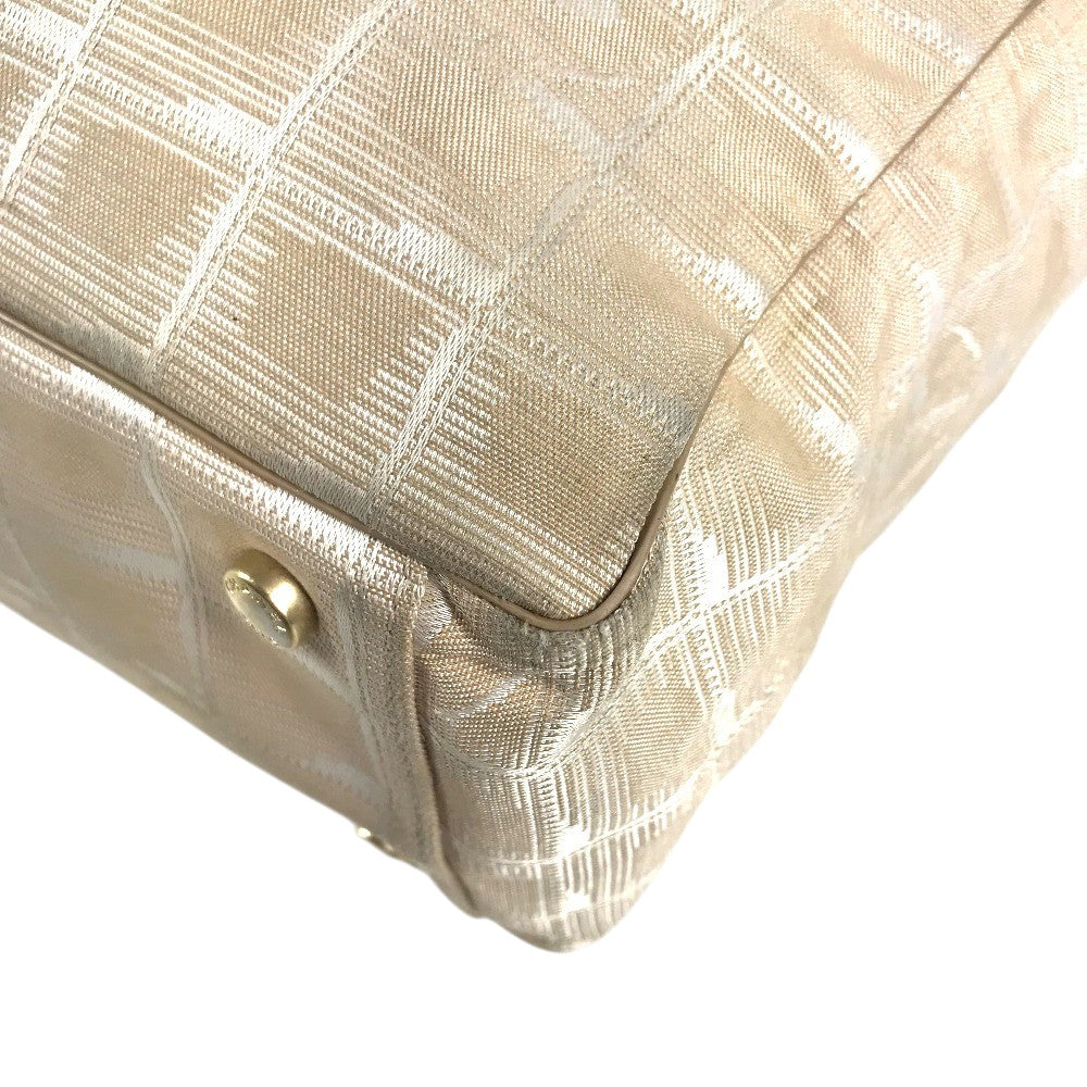 CHANEL A15825 New travel line GM New Travel Line GM Tote bag, shoulder bag, canvas Tote Bag Nylon / Leather Beige Used