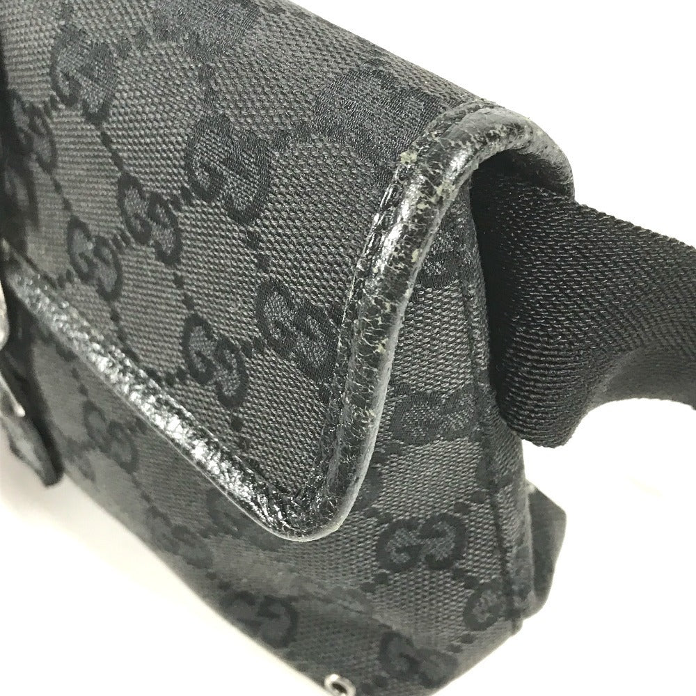 GUCCI 92543 Logo GG Jackie Belt Bags, Bags, Waist Pouches body bag GGCanvas/Leather Black Used