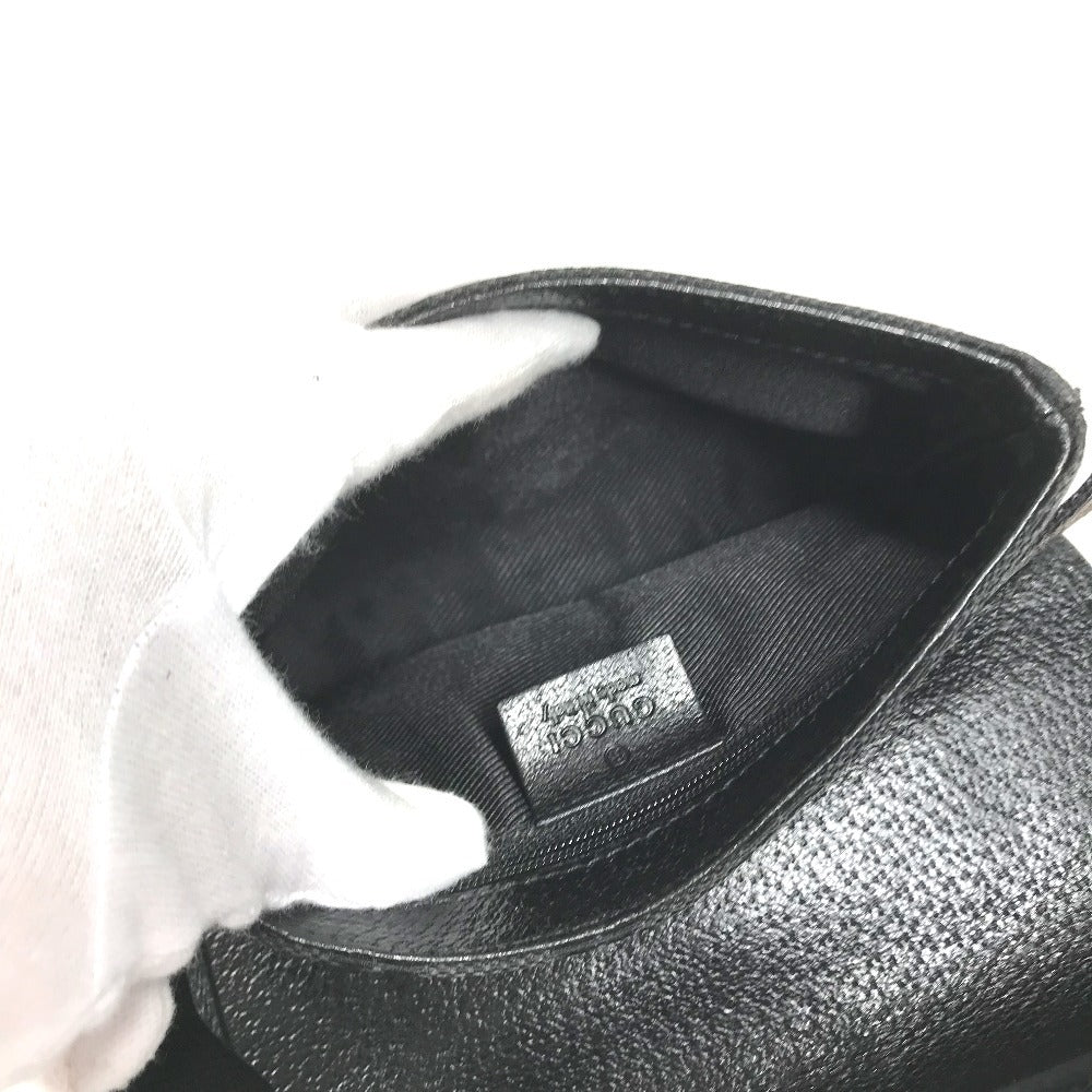 GUCCI 92543 Logo GG Jackie Belt Bags, Bags, Waist Pouches body bag GGCanvas/Leather Black Used