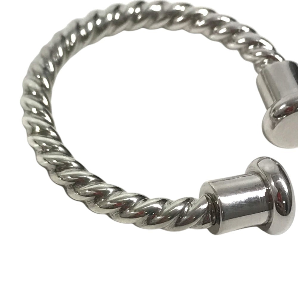 BVLGARI Silver925 Twist Key Holder Key ring SV925 Silver Used