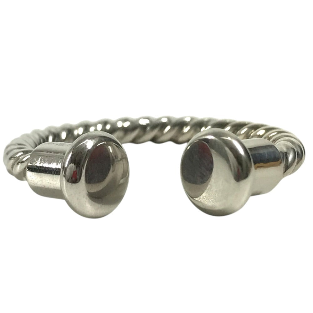 BVLGARI Silver925 Twist Key Holder Key ring SV925 Silver Used