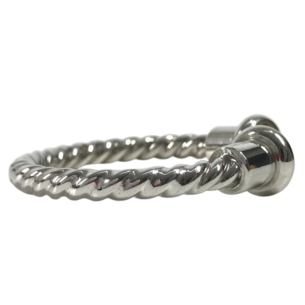 BVLGARI Silver925 Twist Key Holder Key ring SV925 Silver Used