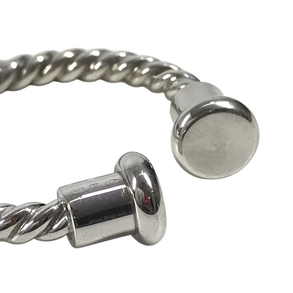 BVLGARI Silver925 Twist Key Holder Key ring SV925 Silver Used