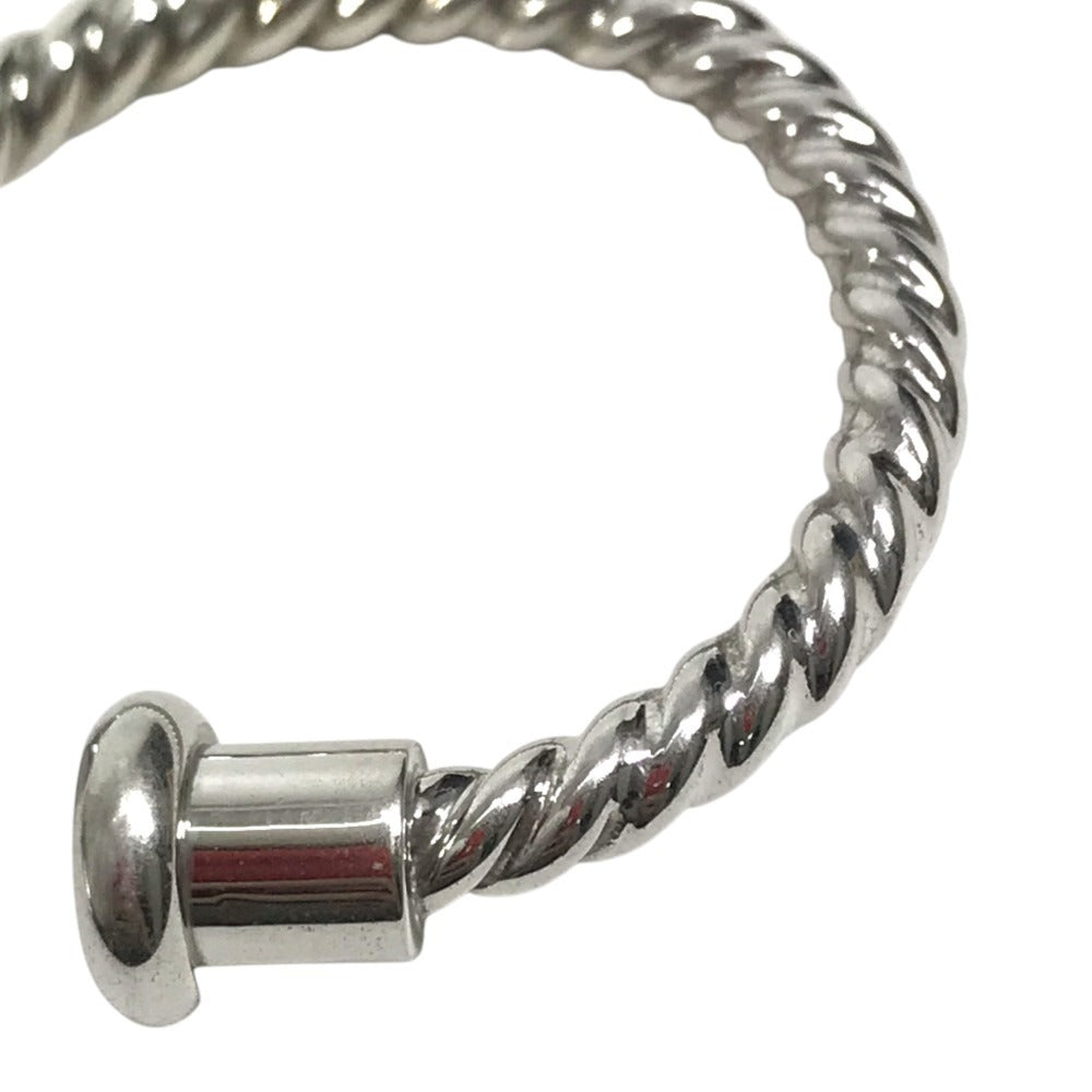 BVLGARI Silver925 Twist Key Holder Key ring SV925 Silver Used