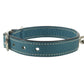HERMES pet color Kelly collar Dog Animal Collar Leather blue/Silver Used