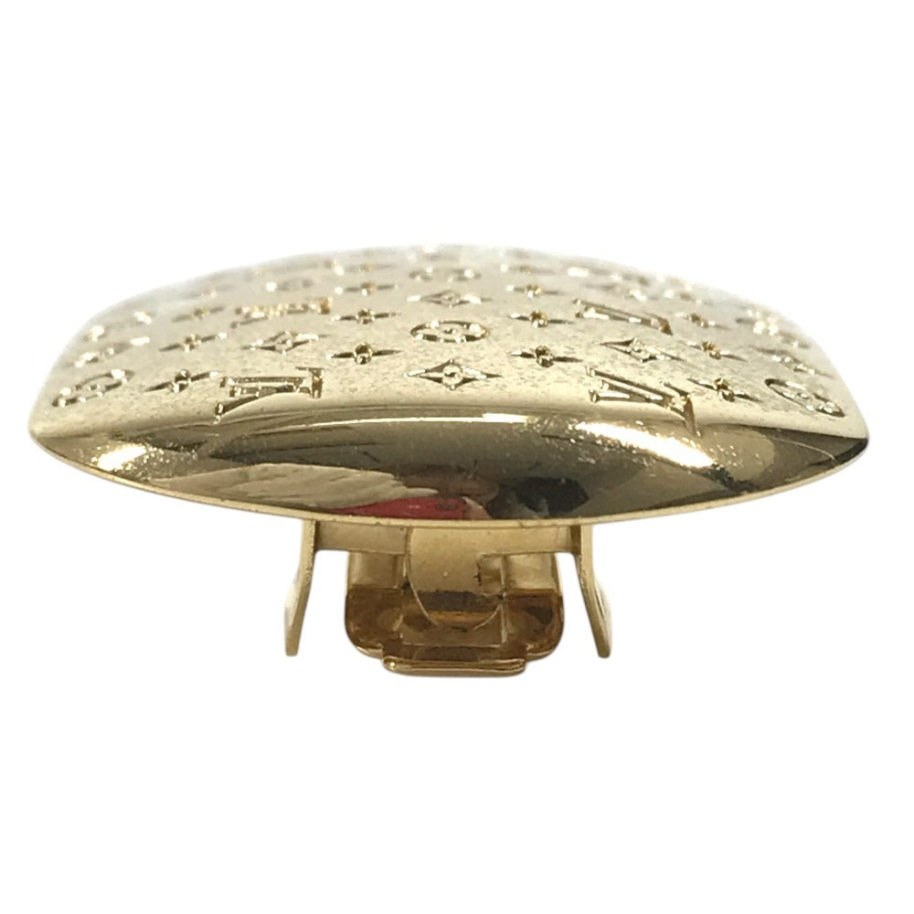 LOUIS VUITTON M80277 Monogram Nanogram Barrette Hair accessories, hair clips, hairpins Valletta Metal Gold Used