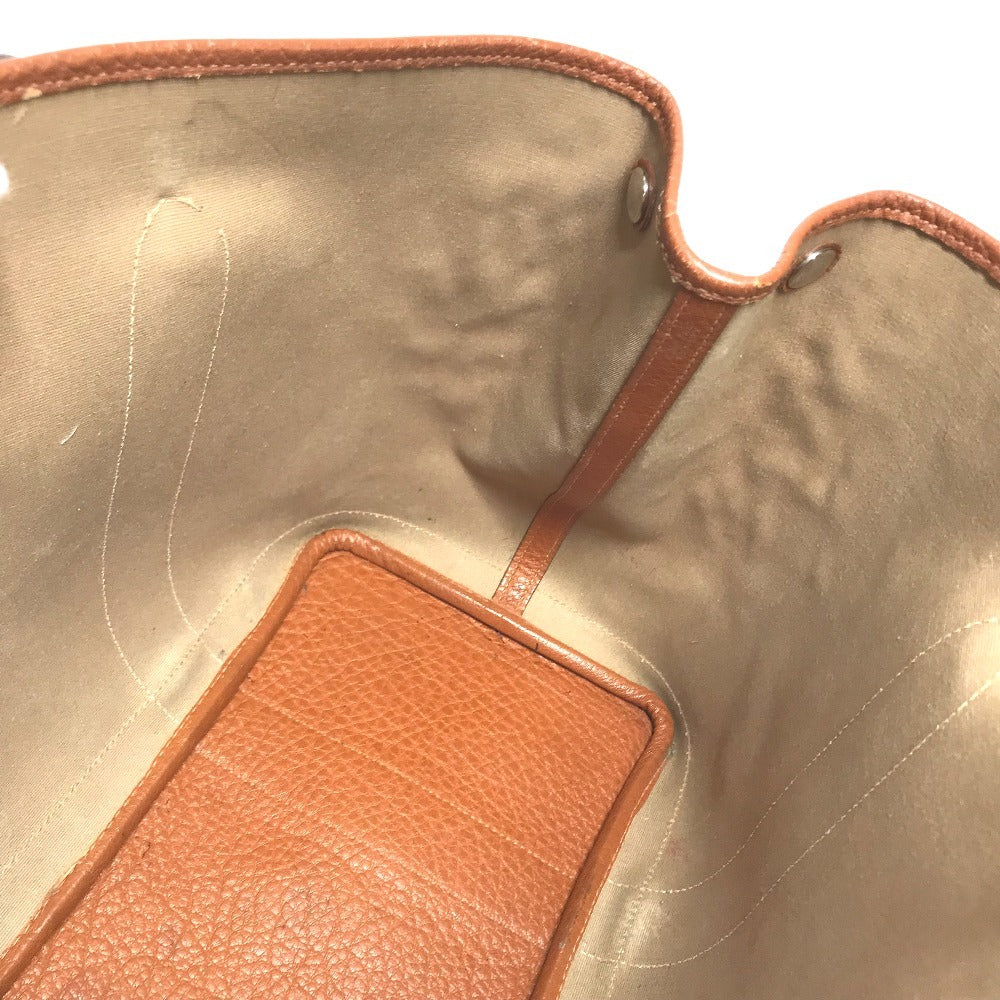 HERMES Garden Party PM Garden Party PM Shoulder Bag Tote Bag Leather/Canvas Orange Used