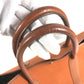 HERMES Garden Party PM Garden Party PM Shoulder Bag Tote Bag Leather/Canvas Orange Used