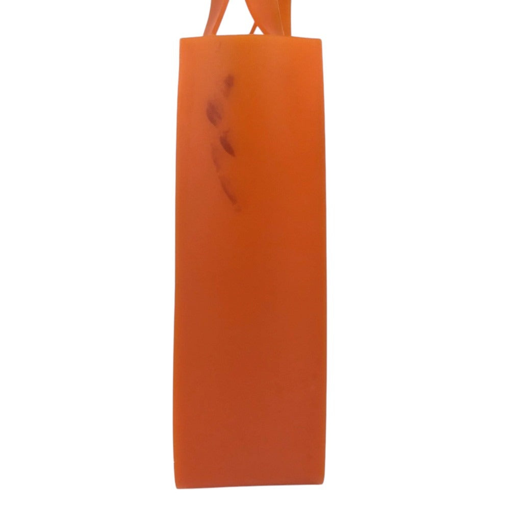 CHANEL logo beach bag Bag Shoulder Bag Tote Bag rubber Orange Used