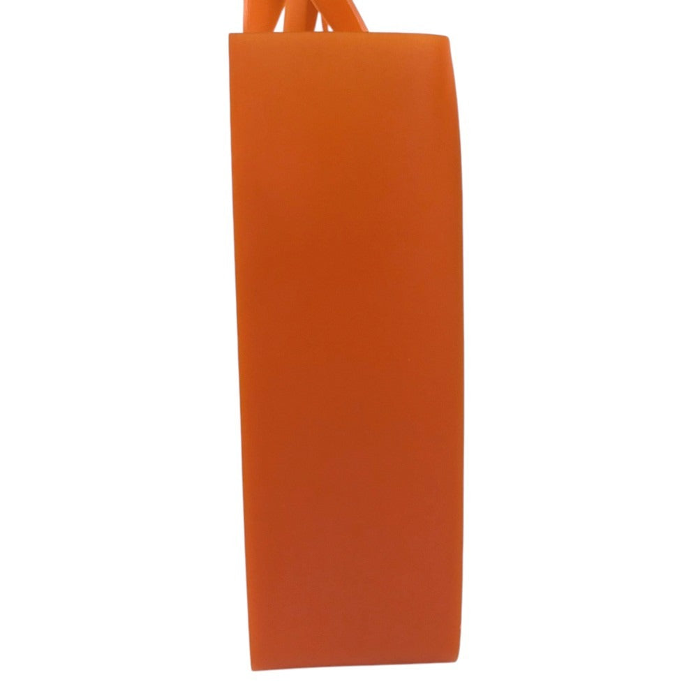 CHANEL logo beach bag Bag Shoulder Bag Tote Bag rubber Orange Used