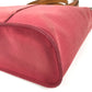 HERMES vertical Kabak Elan PM Kabak Elan PM Shoulder Bag, 2-Way Bag Tote Bag Leather/Canvas RedBased/Brown Used