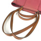 HERMES vertical Kabak Elan PM Kabak Elan PM Shoulder Bag, 2-Way Bag Tote Bag Leather/Canvas RedBased/Brown Used