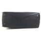BVLGARI logo Shoulder Bag, Shoulder Bag, Double Chain Tote Bag Leather Black Used