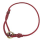CARTIER K18 Gold 18K Trinity Cord Bracelet Accessory Jewelry Bangle Bracelet Au750 Red Used