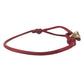 CARTIER K18 Gold 18K Trinity Cord Bracelet Accessory Jewelry Bangle Bracelet Au750 Red Used