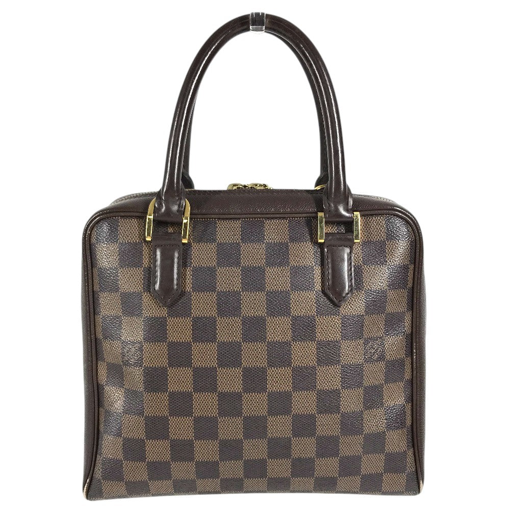 LOUIS VUITTON N51150 Damier Brera Bag Hand Bag Damier Canvas Ebene Brown Used