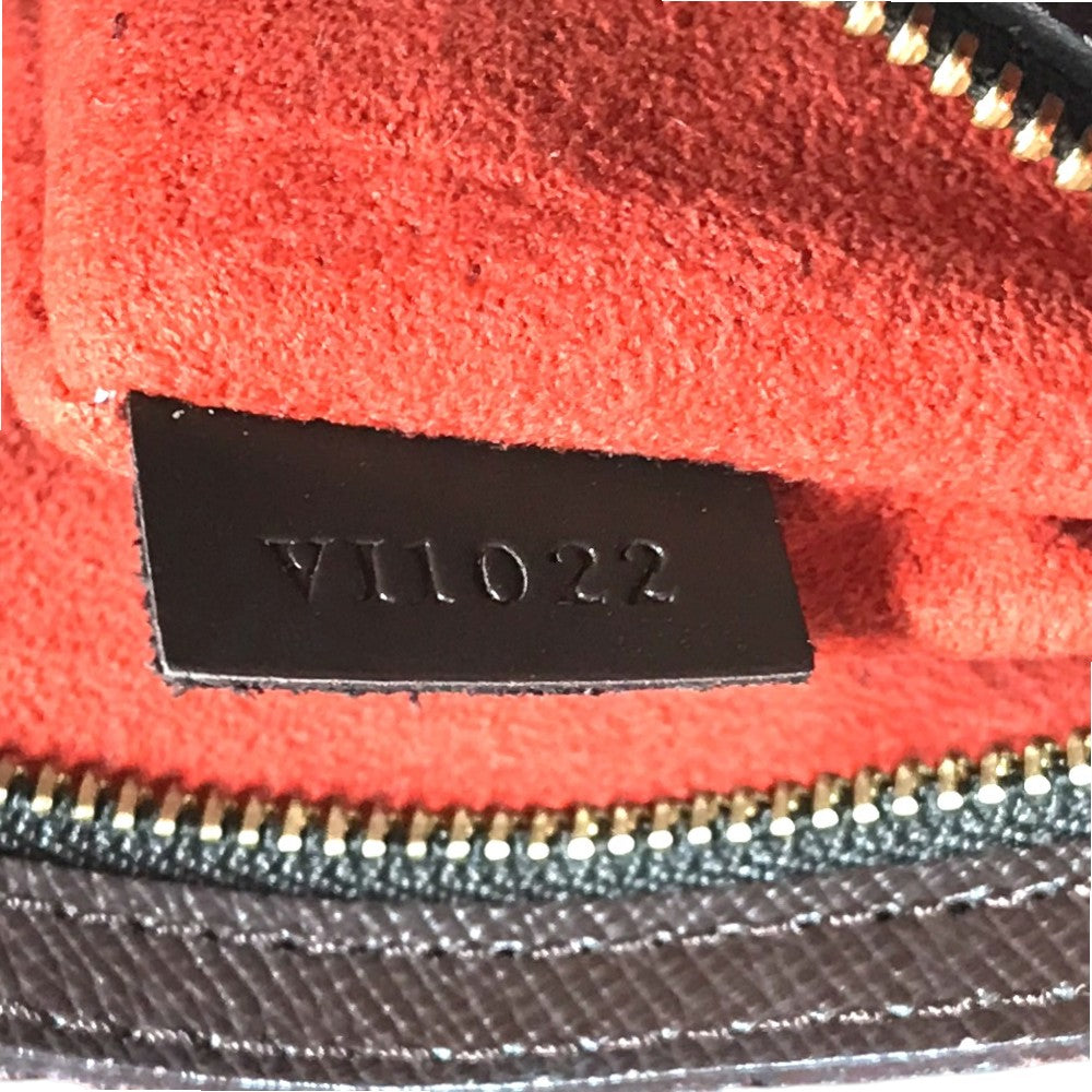 LOUIS VUITTON N51150 Damier Brera Bag Hand Bag Damier Canvas Ebene Brown Used