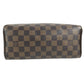 LOUIS VUITTON N51150 Damier Brera Bag Hand Bag Damier Canvas Ebene Brown Used