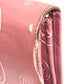CARTIER Happy birthday logo Long Wallet Bi-fold Flap Long Wallet Leather pink Used