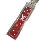 LOUIS VUITTON MP2073 supereme collaboration supreme dice dice Back charm Key Holder Metal Red Used