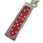 LOUIS VUITTON MP2073 supereme collaboration supreme dice dice Back charm Key Holder Metal Red Used