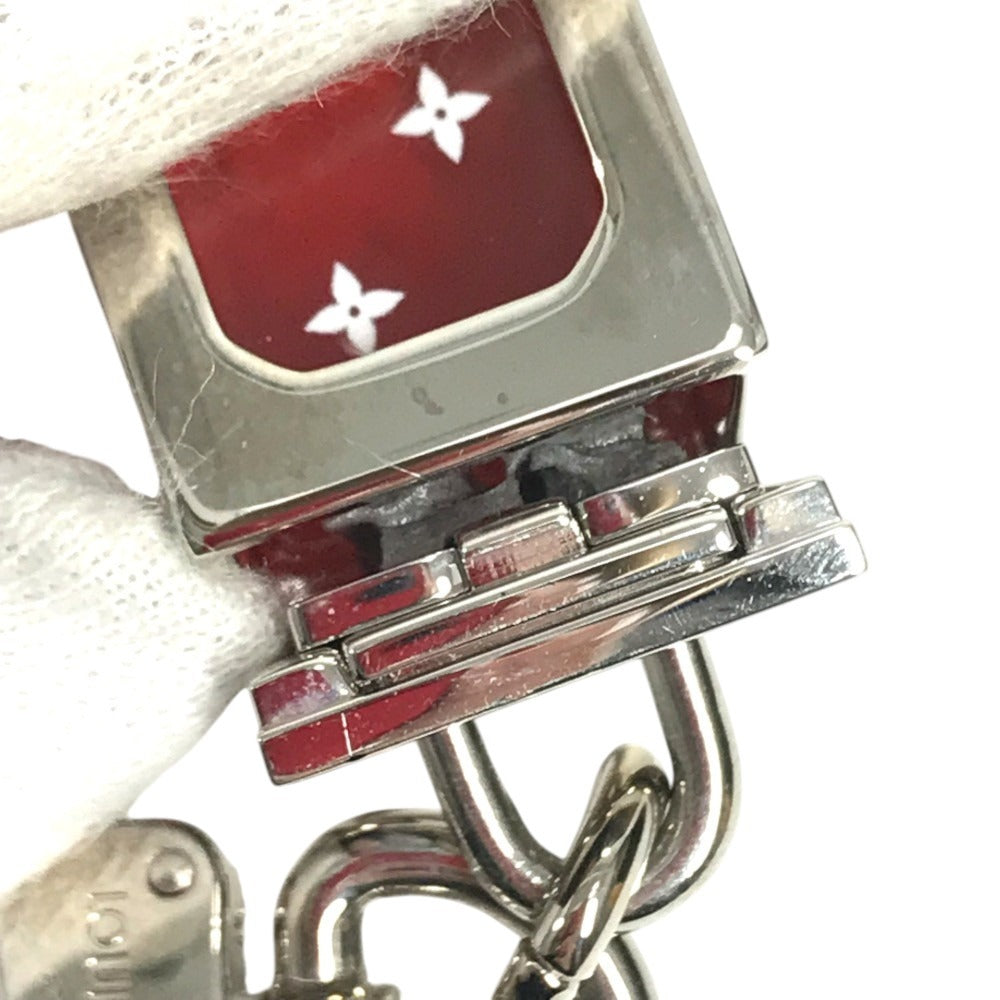 LOUIS VUITTON MP2073 supereme collaboration supreme dice dice Back charm Key Holder Metal Red Used
