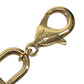 LOUIS VUITTON 不明 LV logo padlock charm Key Holder, Bag Charm, Pendant Top, Accessory, Necklace charm Metal Gold Used
