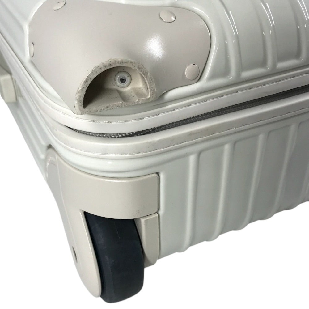 RIMOWA 81090 suitcase SALSA Salsa Trunk Bag, 2-Wheel Travel Bag Carry Bag Polycarbonate IvoryBased Used