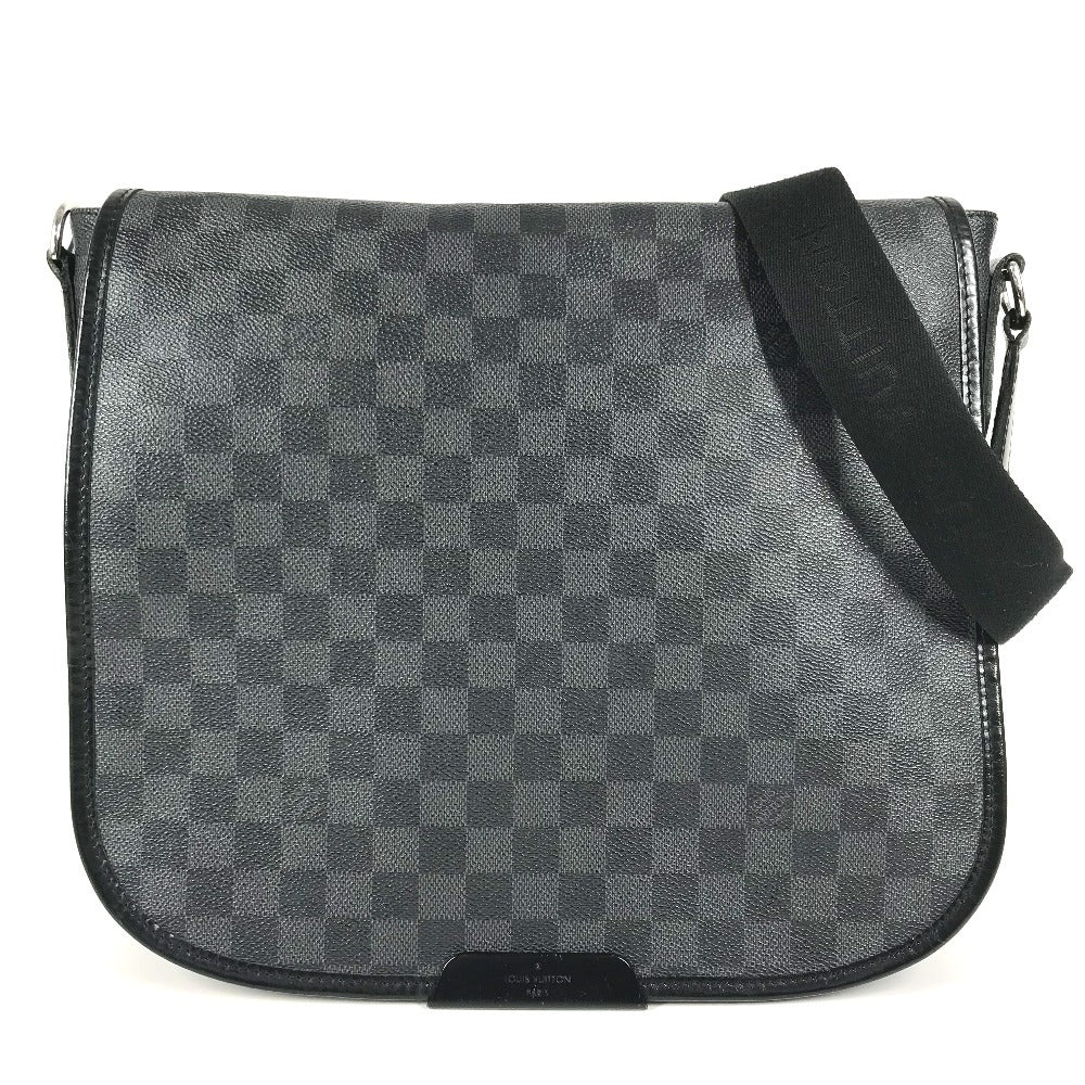 LOUIS VUITTON N58033 Damier Graphite Daniel GM Daniel GM Bags Crossbody Messenger Bags Shoulder Bag DamierGraphiteCanvas Black Used