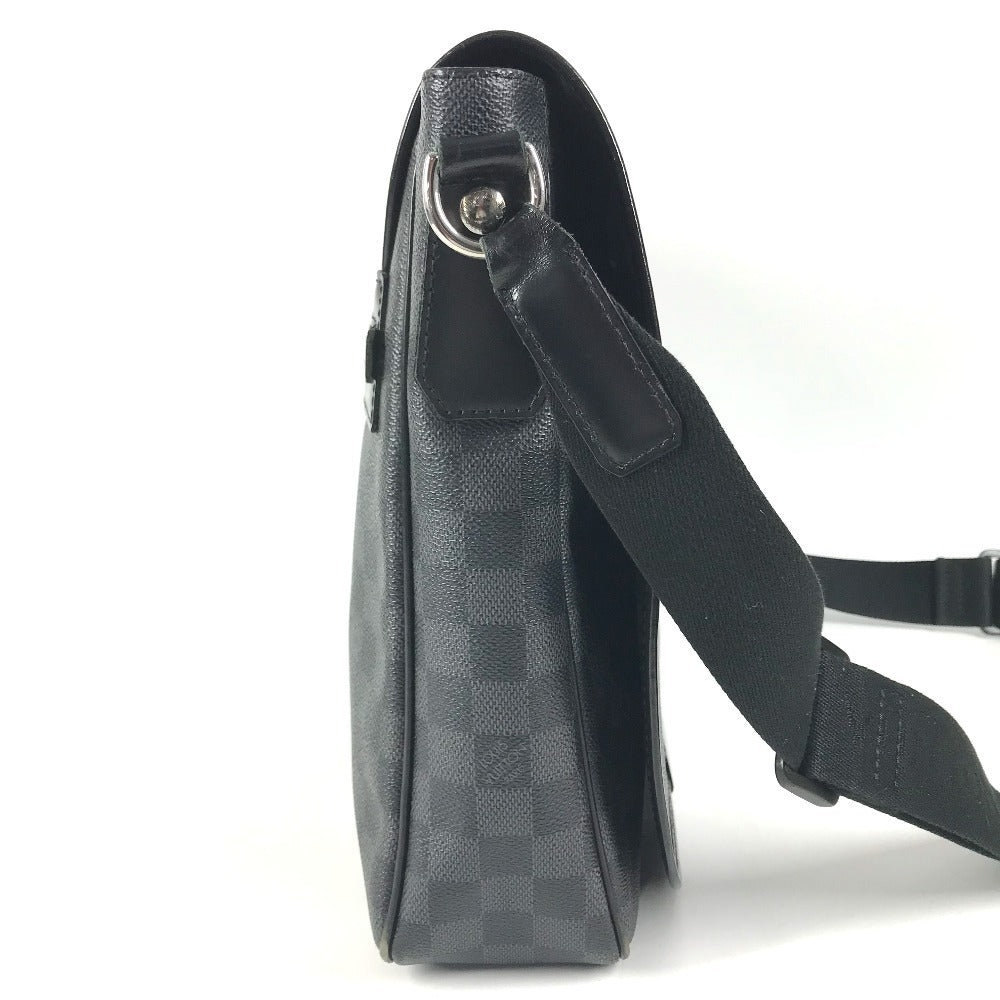 LOUIS VUITTON N58033 Damier Graphite Daniel GM Daniel GM Bags Crossbody Messenger Bags Shoulder Bag DamierGraphiteCanvas Black Used