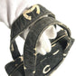 CHANEL vintage CC Mark logo quilted all-over pattern Bag Tote Bag Hand Bag Canvas Black/White Used