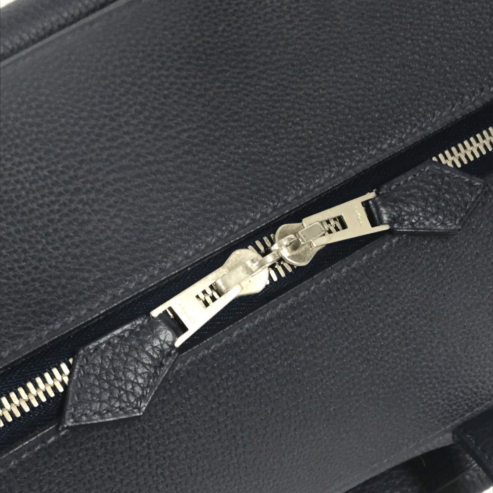 HERMES Warago Cabin 35 Warago Cabin 35 Bag, Handbag, Shoulder Bag, Business Bag Duffle Bag Togo Navy/SilverHardware Used