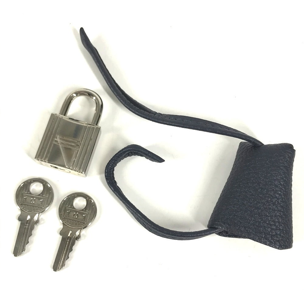 HERMES Warago Cabin 35 Warago Cabin 35 Bag, Handbag, Shoulder Bag, Business Bag Duffle Bag Togo Navy/SilverHardware Used