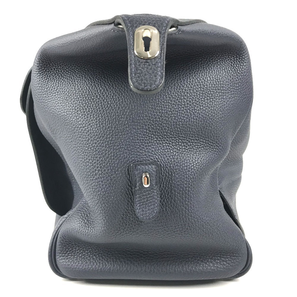 HERMES Warago Cabin 35 Warago Cabin 35 Bag, Handbag, Shoulder Bag, Business Bag Duffle Bag Togo Navy/SilverHardware Used