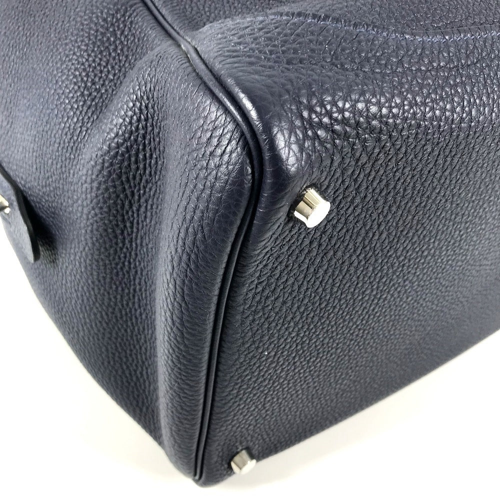 HERMES Warago Cabin 35 Warago Cabin 35 Bag, Handbag, Shoulder Bag, Business Bag Duffle Bag Togo Navy/SilverHardware Used