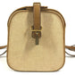HERMES Vanity bag Shoulder Bag with pouch Duffle Bag Leather/Canvas Beige/Brown Used